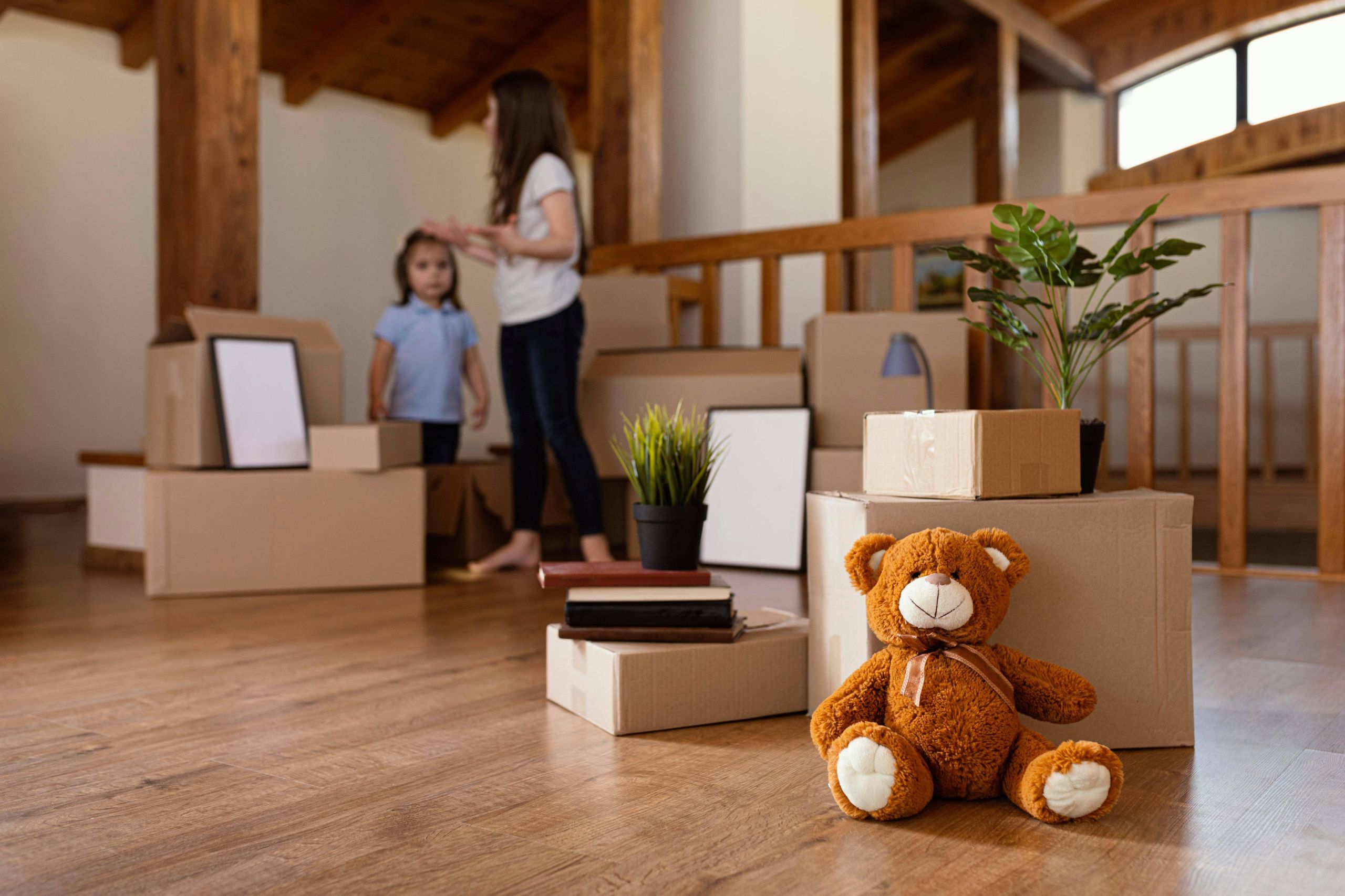Move-in clean being completed in a new home